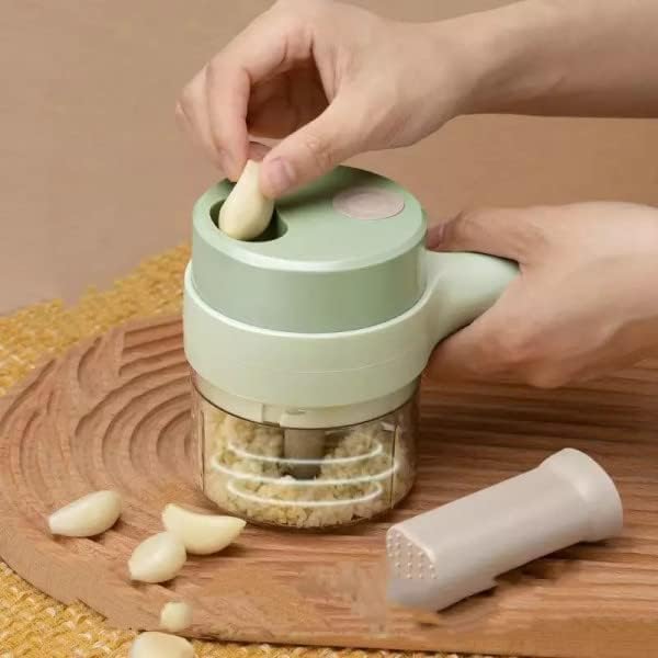 4 in 1 Portable Electric Vegetable Cutter Set