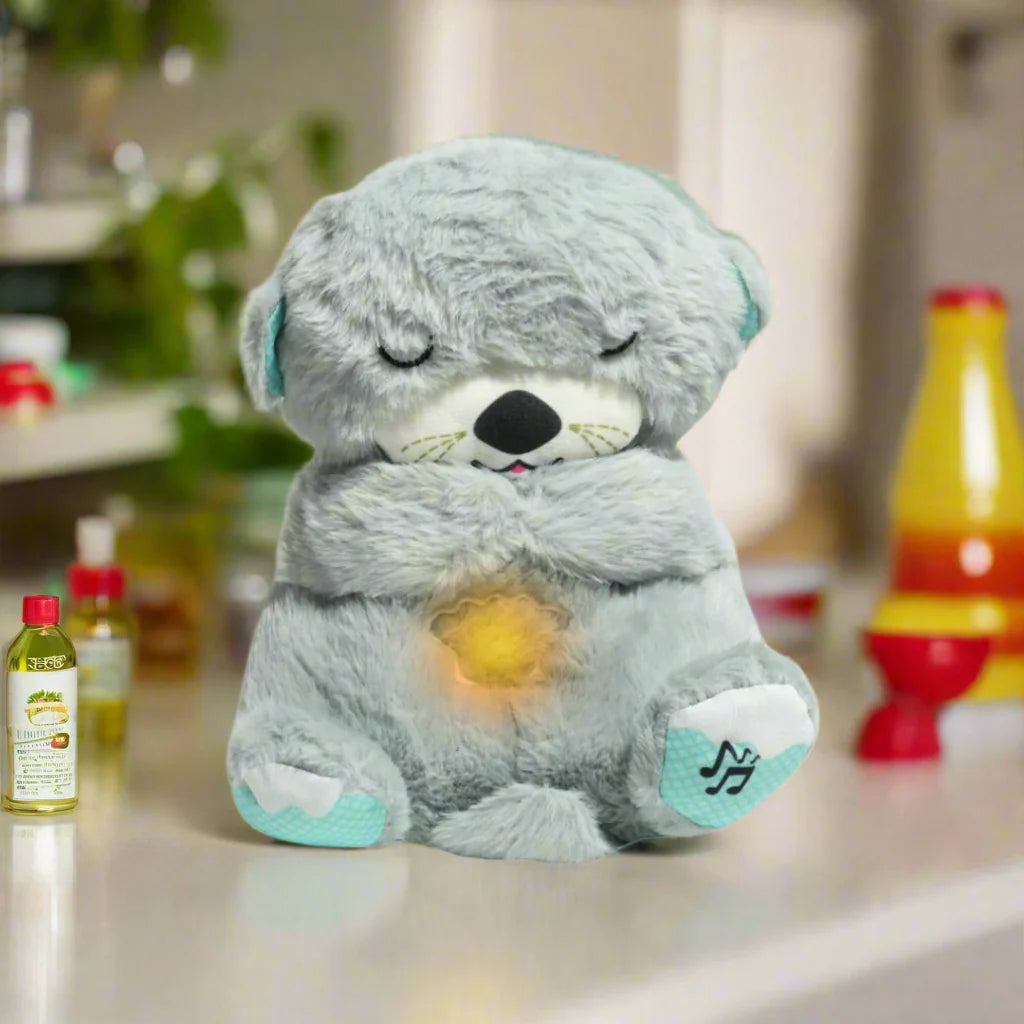 Breathing Teddy Bear with Soothing Music, Comfort Plush